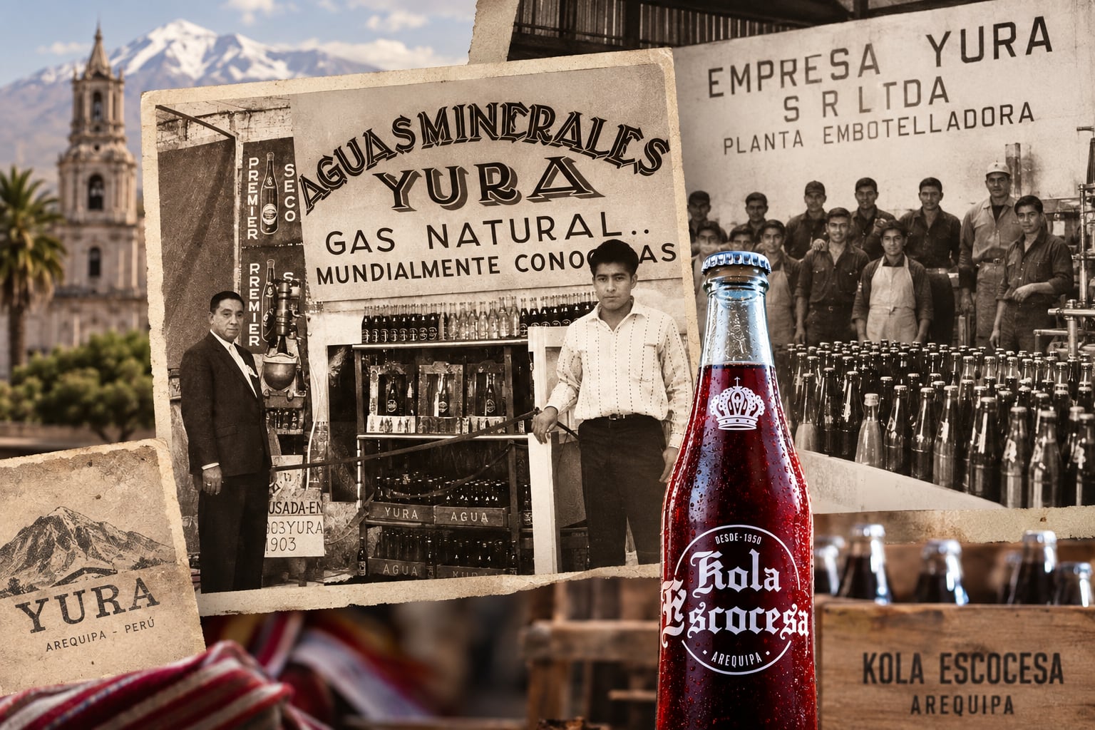 Kola Escocesa es la marca emblemática de Empresa Yura. (Foto: Empresa Yura)