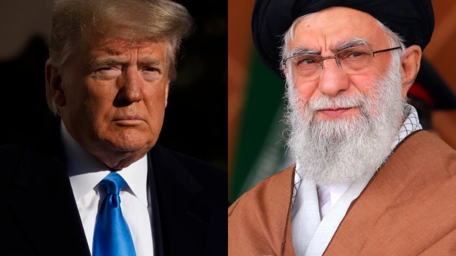 En la foto, el presidente de Estados Unidos, Donald Trump y el El líder supremo de Irán, Alí Jameneí. Fotos: AFP