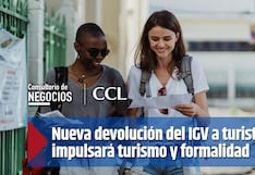 Nueva devolución del IGV a turistas impulsará el turismo y la formalidad