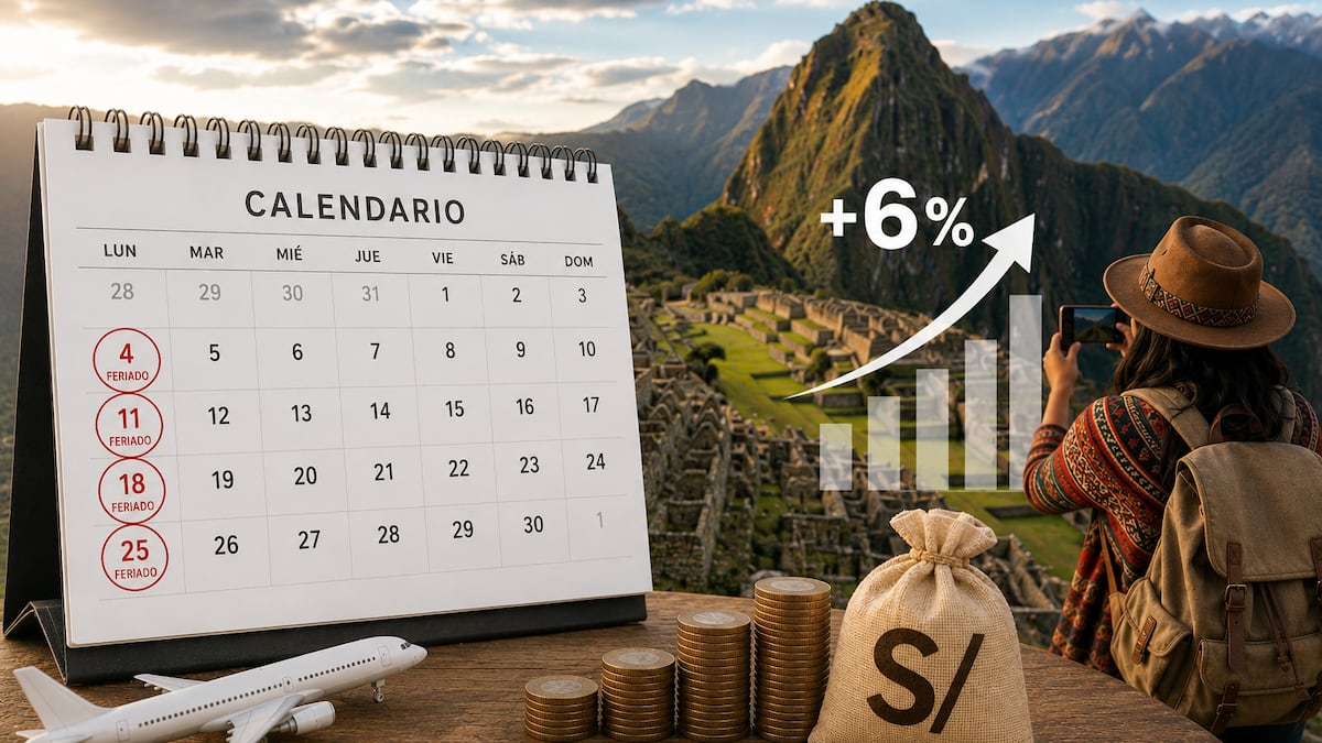 Feriados en lunes: turismo interno podría crecer hasta 6%, pero ¿cuánto más se ganaría?