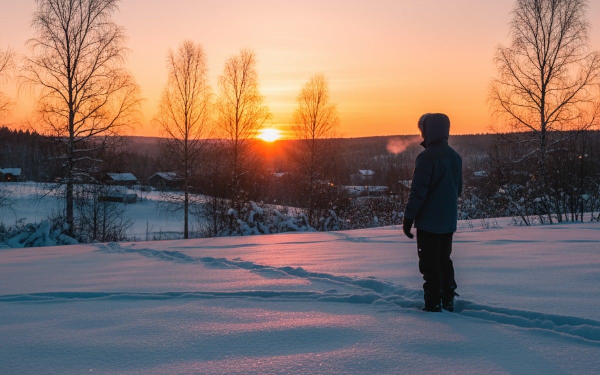 Conoce en qué fecha se presenciará el solsticio de invierno en el hemisferio norte. (Crédito: Imagen creada por El Comercio MAG usando la IA de 'Perplexity')