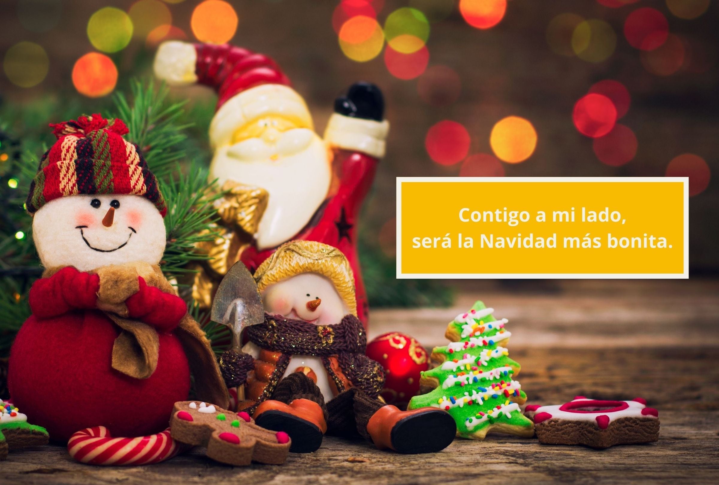 Contigo a mi lado, será la Navidad más bonita. (Foto: Composición Gestión Mix)
