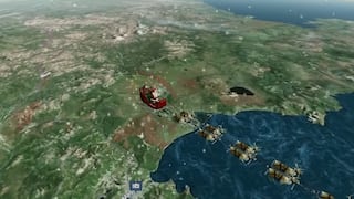 Recorrido de Papá Noel EN VIVO: ¿A qué hora llegará a Perú?