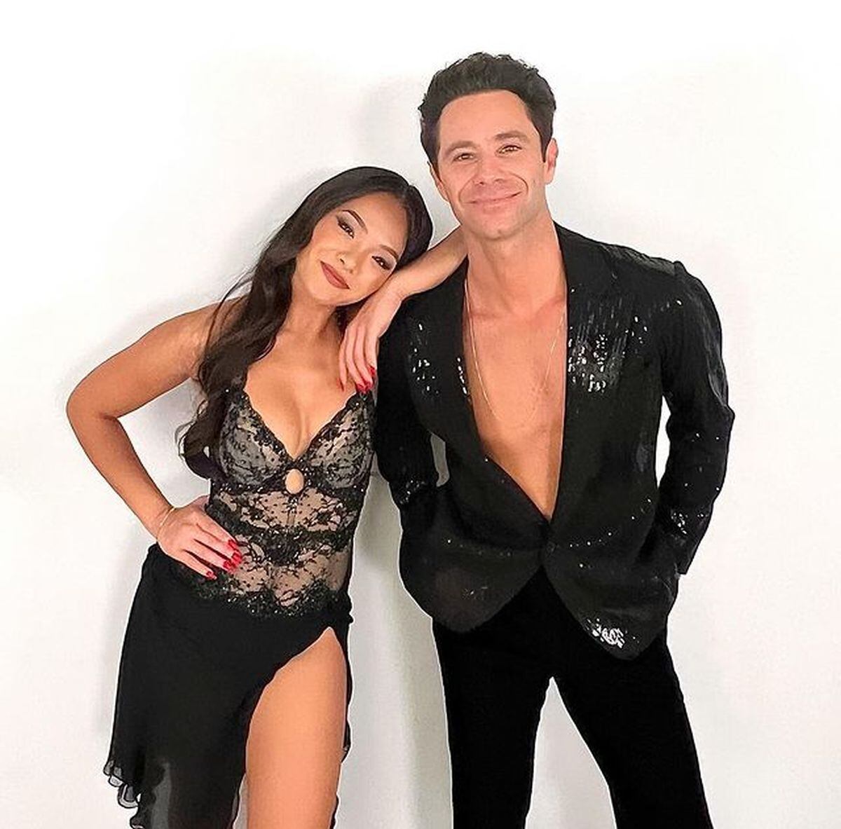 La pareja Jenn Tran y Sasha Farber de "Dancing with the Stars" Temporada 33 (Foto: DWTS / Instagram)