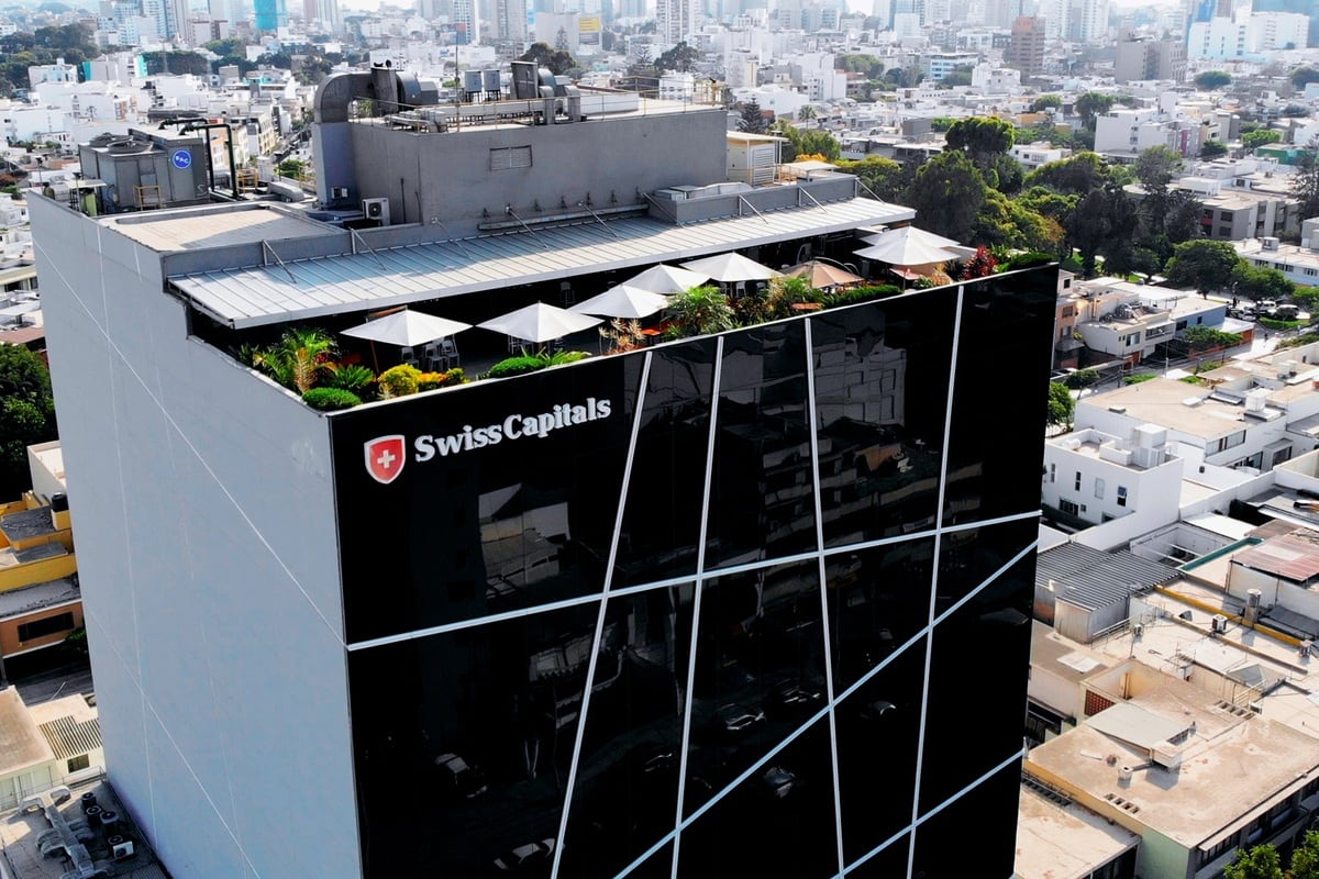 El portafolio inmobiliario de Swiss Capitals Group abarca cerca de 80,000 m² en oficinas, coworking, retail y almacenes, además de 200 hectáreas agrícolas y 1,200 hectáreas para land banking (Foto: Swiss Capitals)