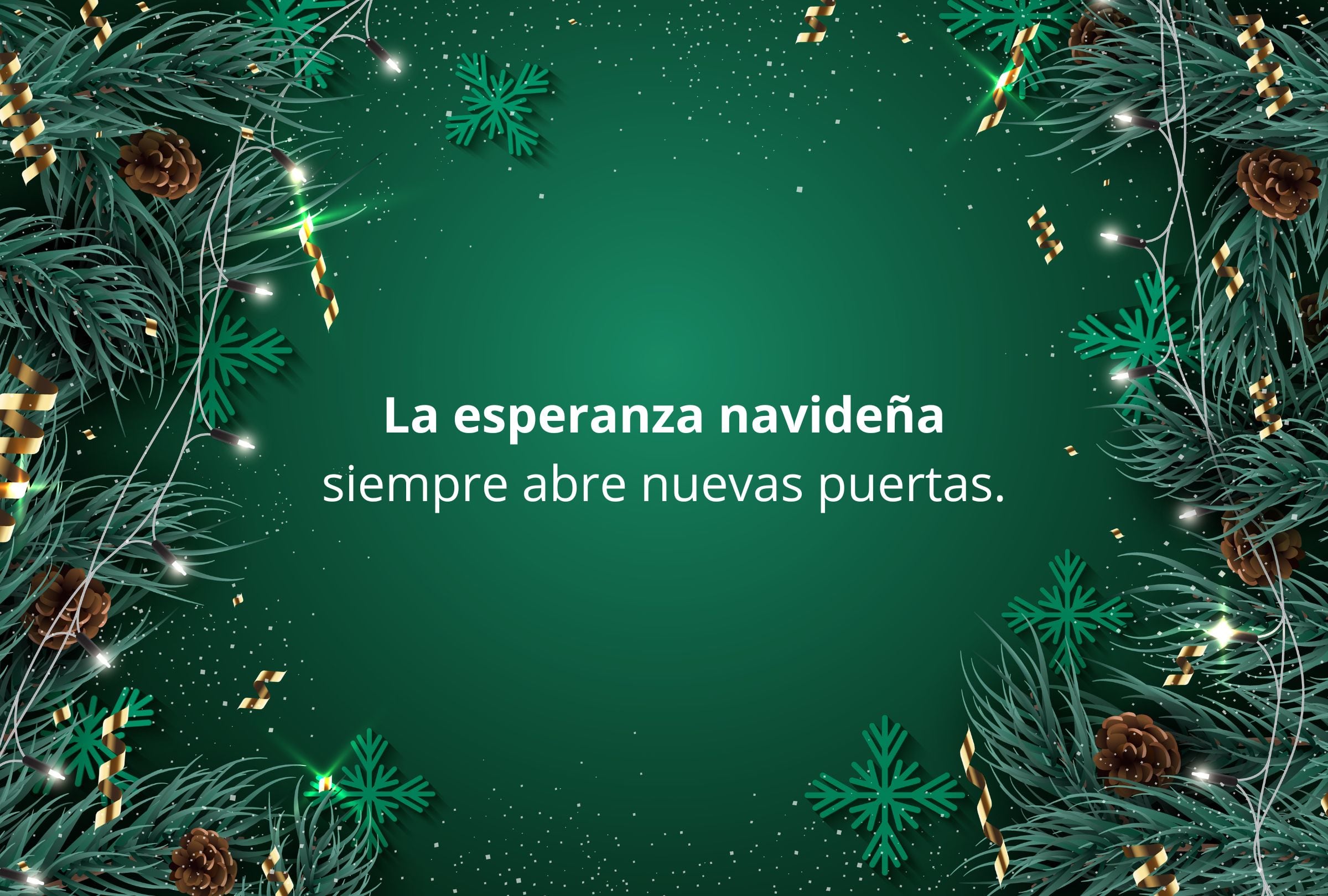 La esperanza navideña siempre abre nuevas puertas. (Foto: Composición Gestión Mix)