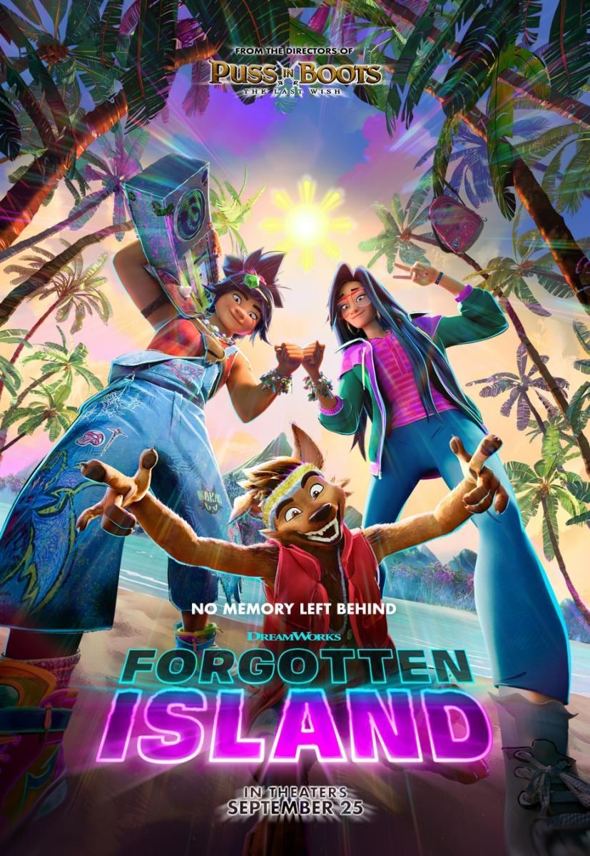 El póster de "La isla olvidada", película animada dirigida por Joel Crawford y Januel Mercado que se desarrolla a lo largo de 109 minutos de metraje (Foto: DreamWorks Animation / Universal Pictures)