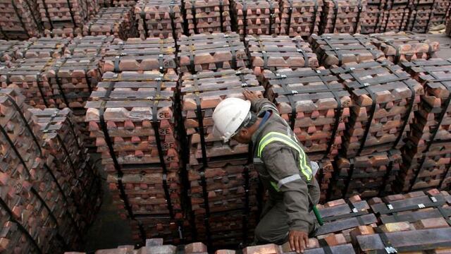 Exportaciones de cobre cayeron 7.5% en primer mes del 2020, según SNMPE