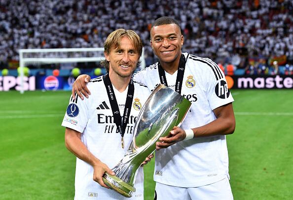 Los madridistas Luka Modric y Kylian Mbappé se verán las caras en partido de la UEFA Nations League entre Croacia y Francia. (Foto: Getty Images)