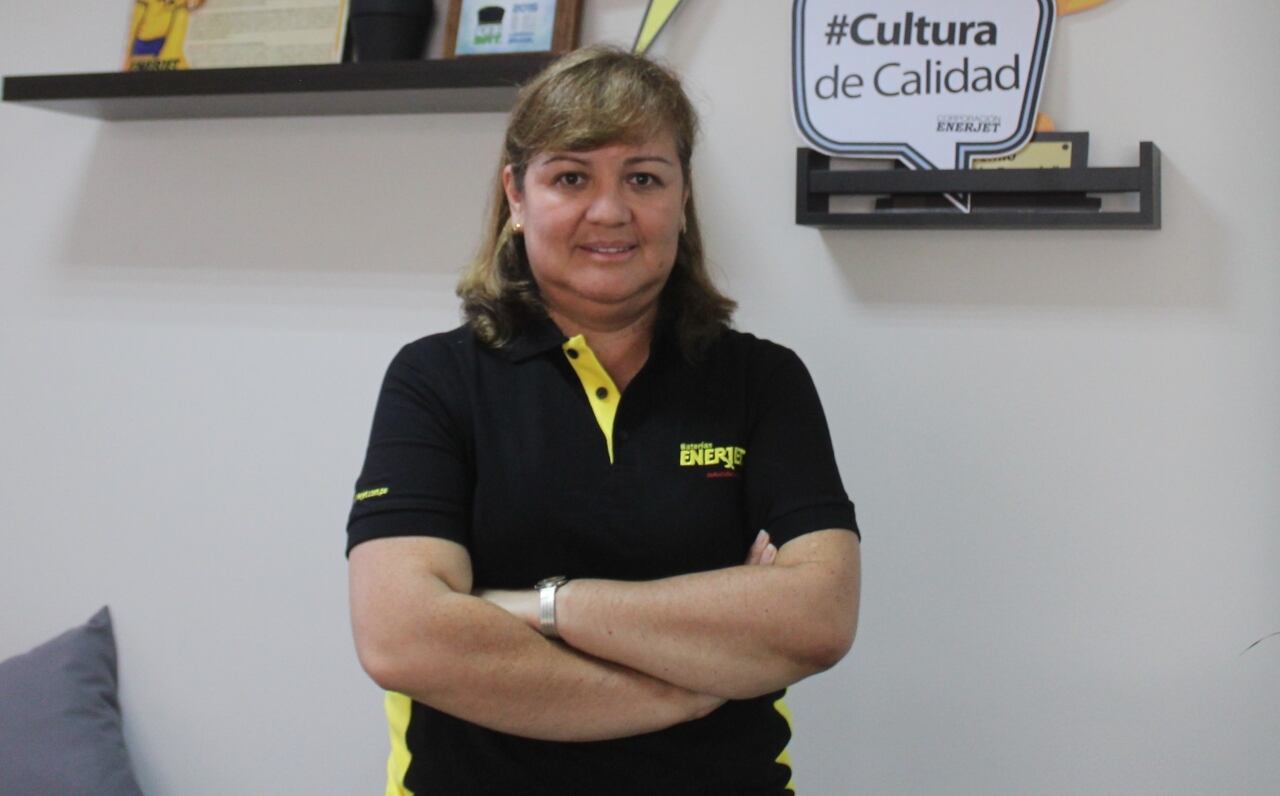 Marianella Cabanillas, gerente general de Corporación Enerjet S.A.