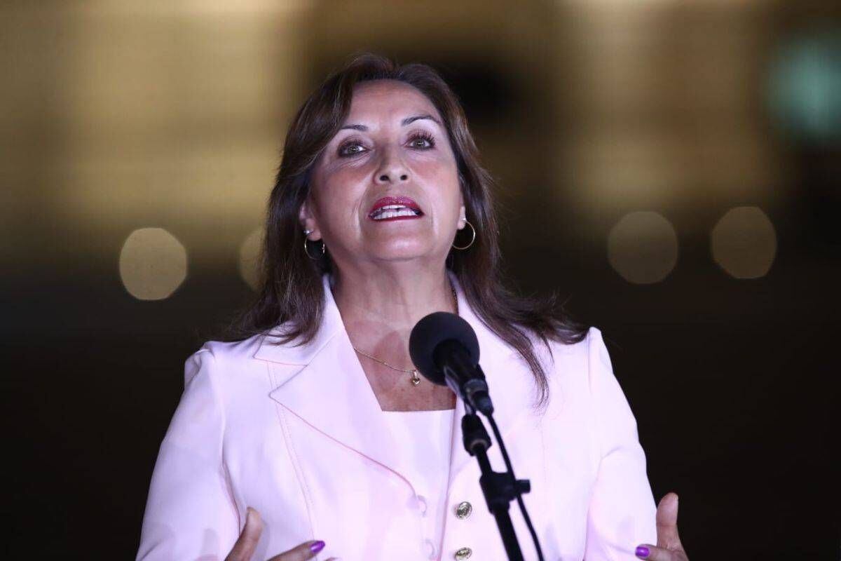 Dina Boluarte. (Foto: GEC)