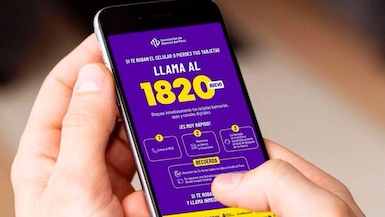 1820 es la línea esencial para que las víctimas de robo bloqueen celular.