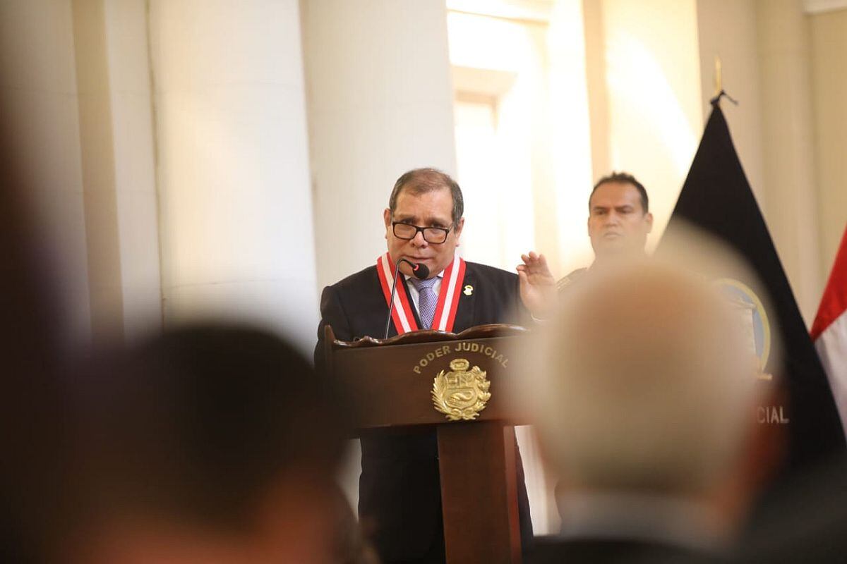 Javier Arévalo, presidente del Poder Judicial. (Foto: Difusión)