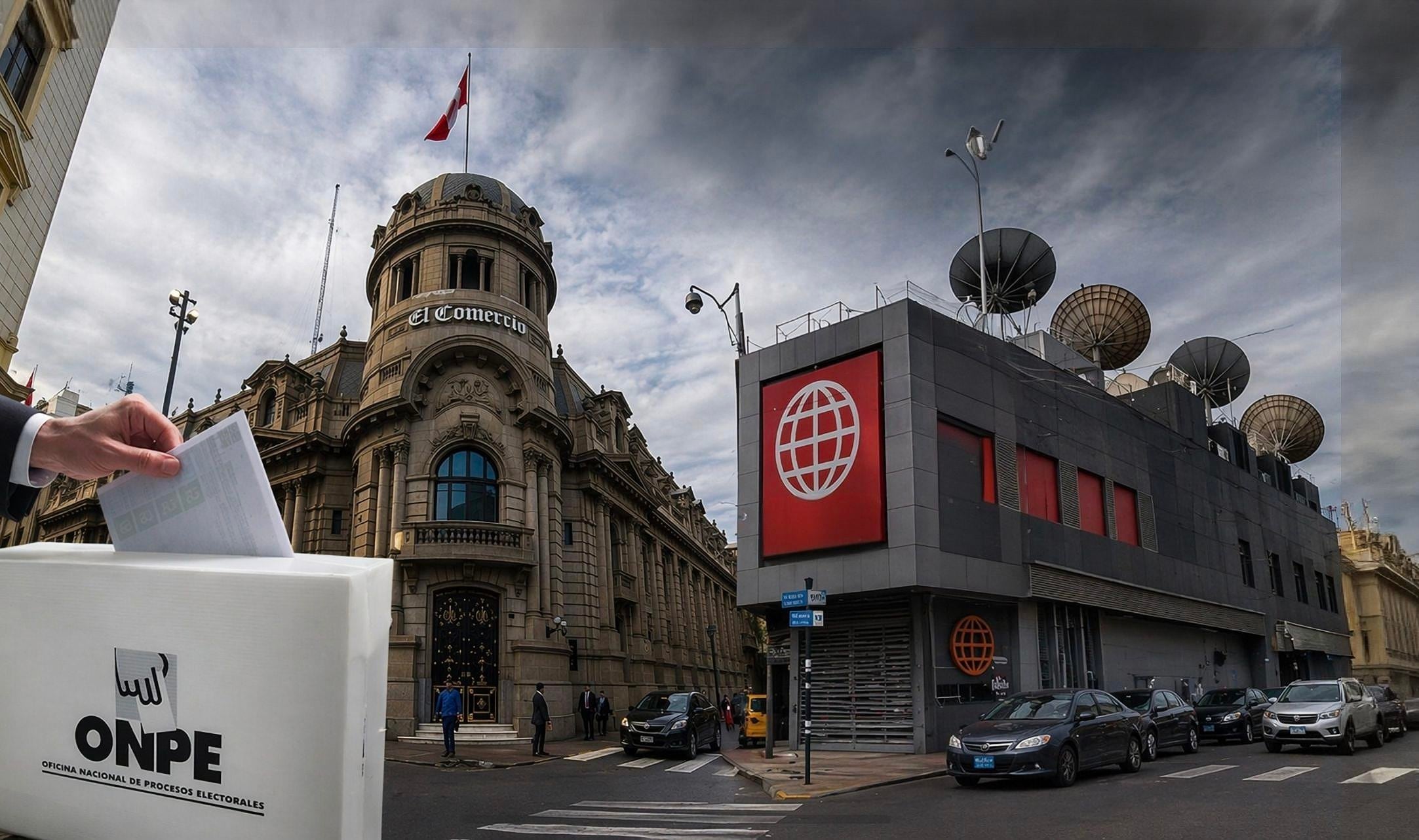 América Multimedia y El Comercio realizan segundo foro electoral. Foto composición Gestión