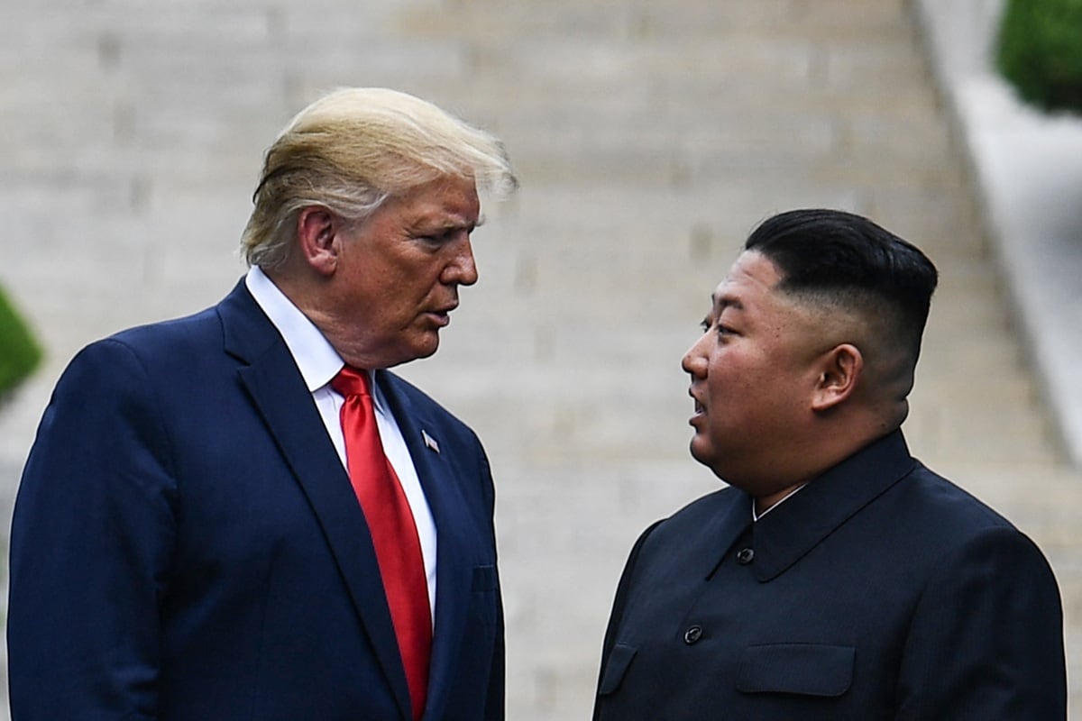 El líder norcoreano, Kim Jong-un, habla con el presidente de Estados Unidos, Donald Trump. (Foto: AFP)
