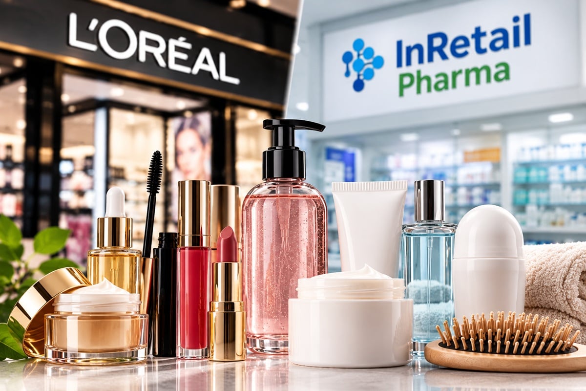 L’Oréal e InRetail Pharma solicitan nuevos registros de marcas en sectores como belleza, cuidado personal y productos farmacéuticos. (Foto: composición hecha con IA).