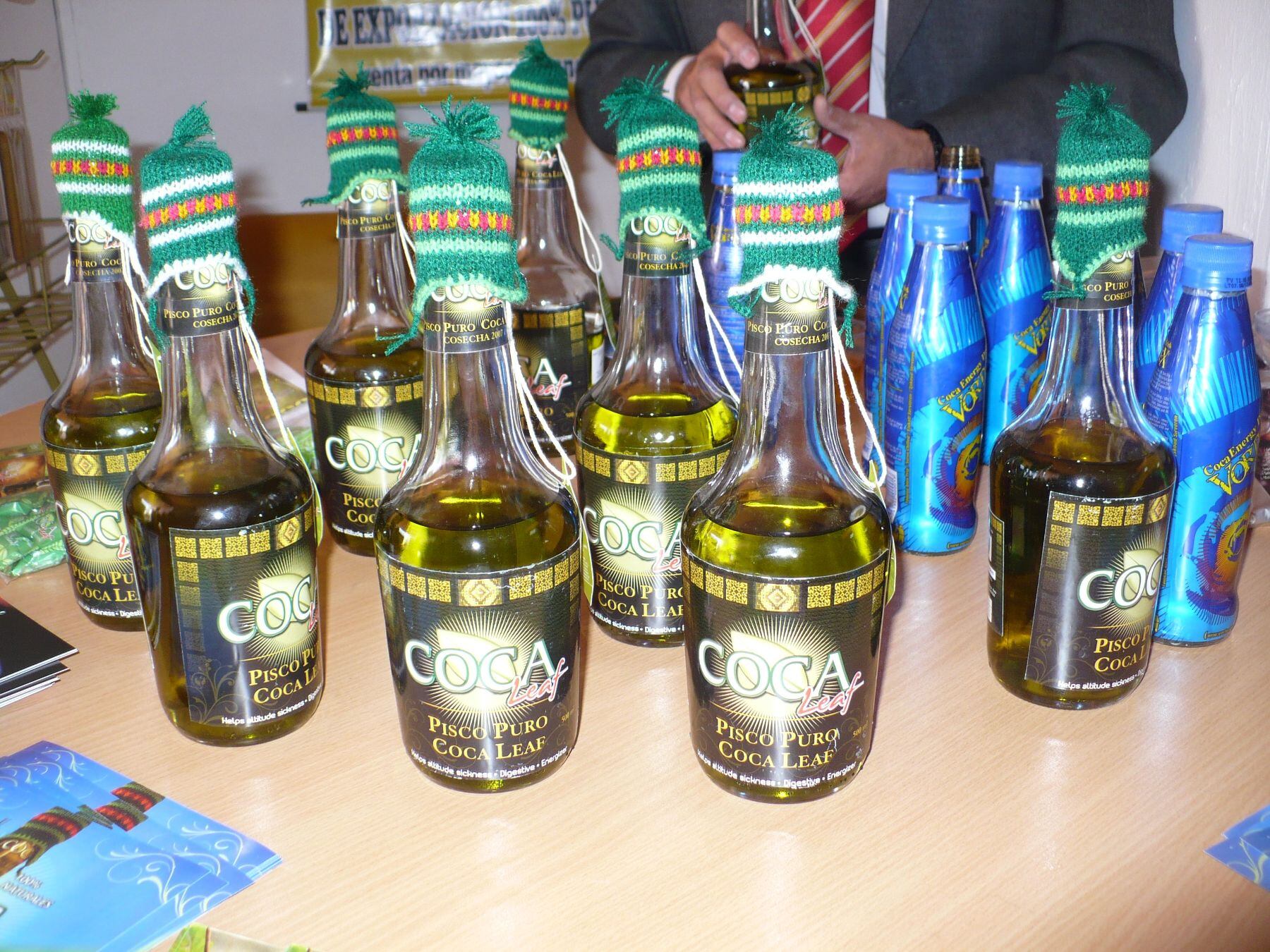 8 de junio del 2009. Hace 15 años. Empresa de Arequipa ya produce pisco de coca.