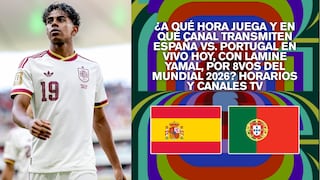 ¿A qué hora juega y en qué canal transmiten España vs. Portugal, con Lamine Yamal, por 8avos de final del Mundial 2026?