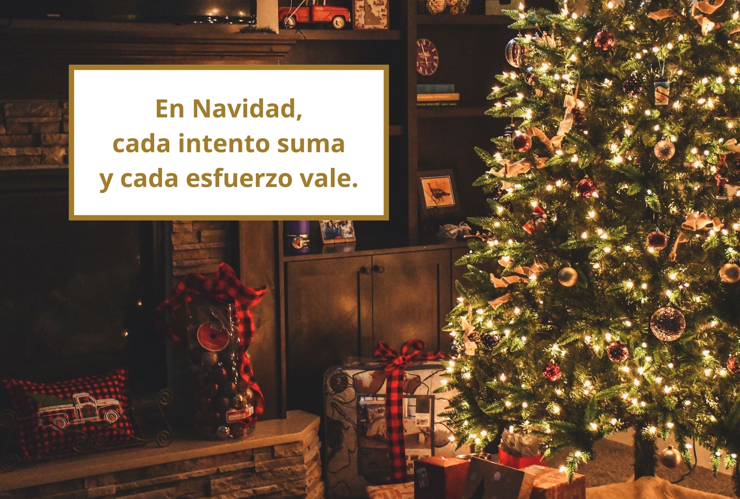 En Navidad, cada intento suma y cada esfuerzo vale. (Foto: Composición Gestión Mix)
