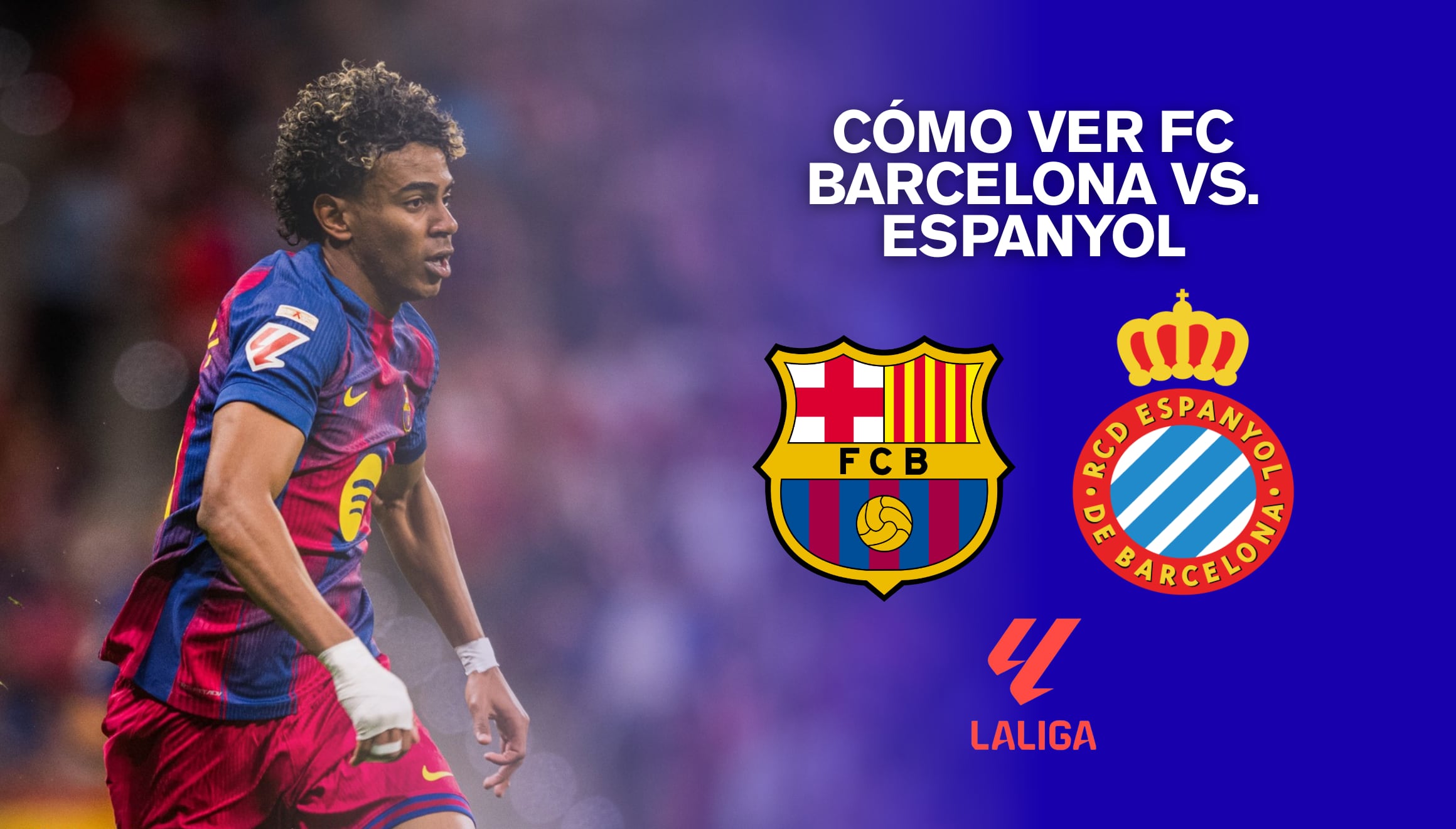 ¡Vuelve el derbi catalán! Mira cómo ver el FC Barcelona vs. Espanyol EN VIVO por LaLiga EA Sports 2026. Te damos los horarios y canales de TV para disfrutar este partidazo desde EE. UU. ¡La pasión del fútbol español se vive en directo! | Crédito: FC Barcelona / Facebook / Composición Gestión Mix