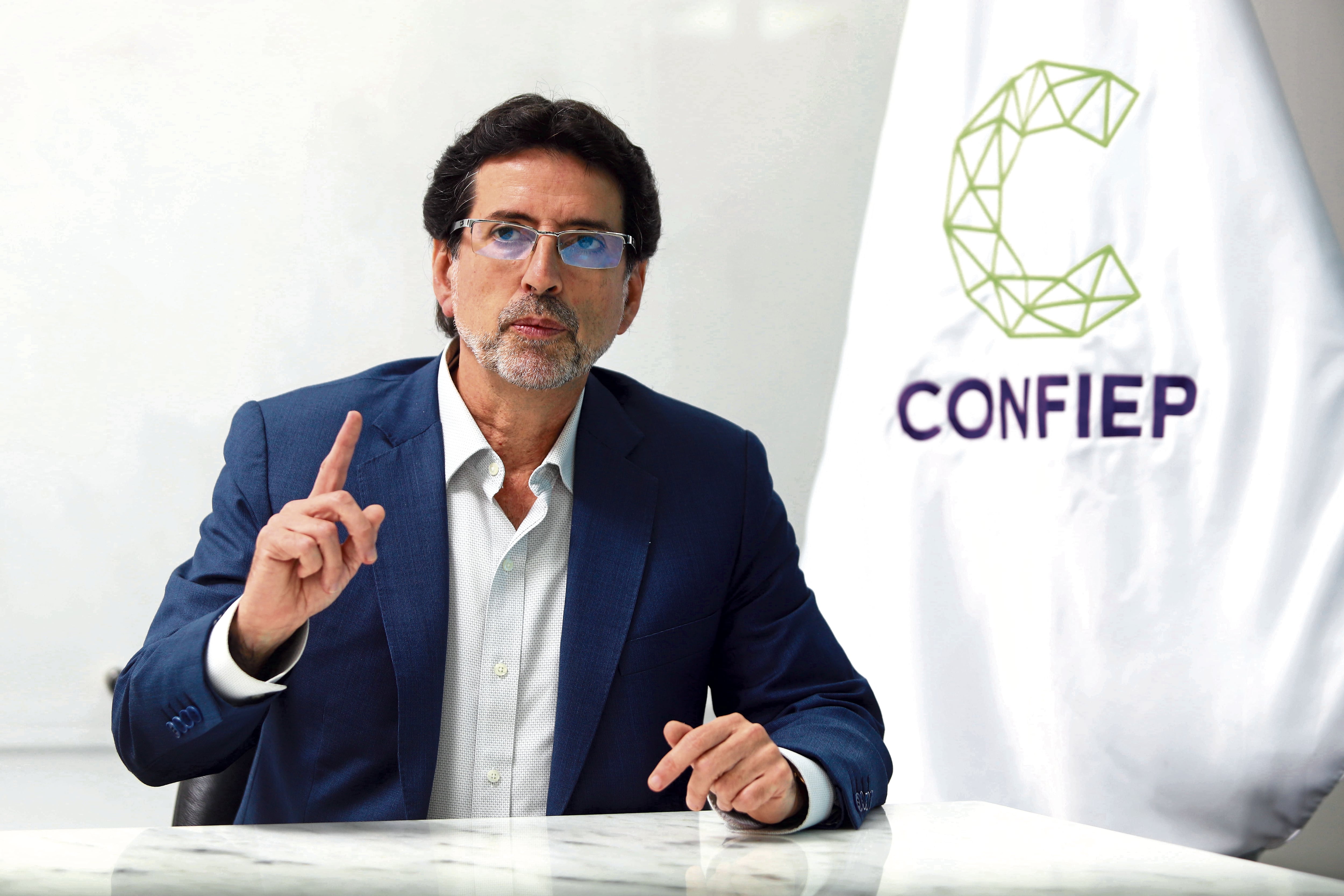 Jorge Zapata, presidente de la Confiep. Foto: GEC.