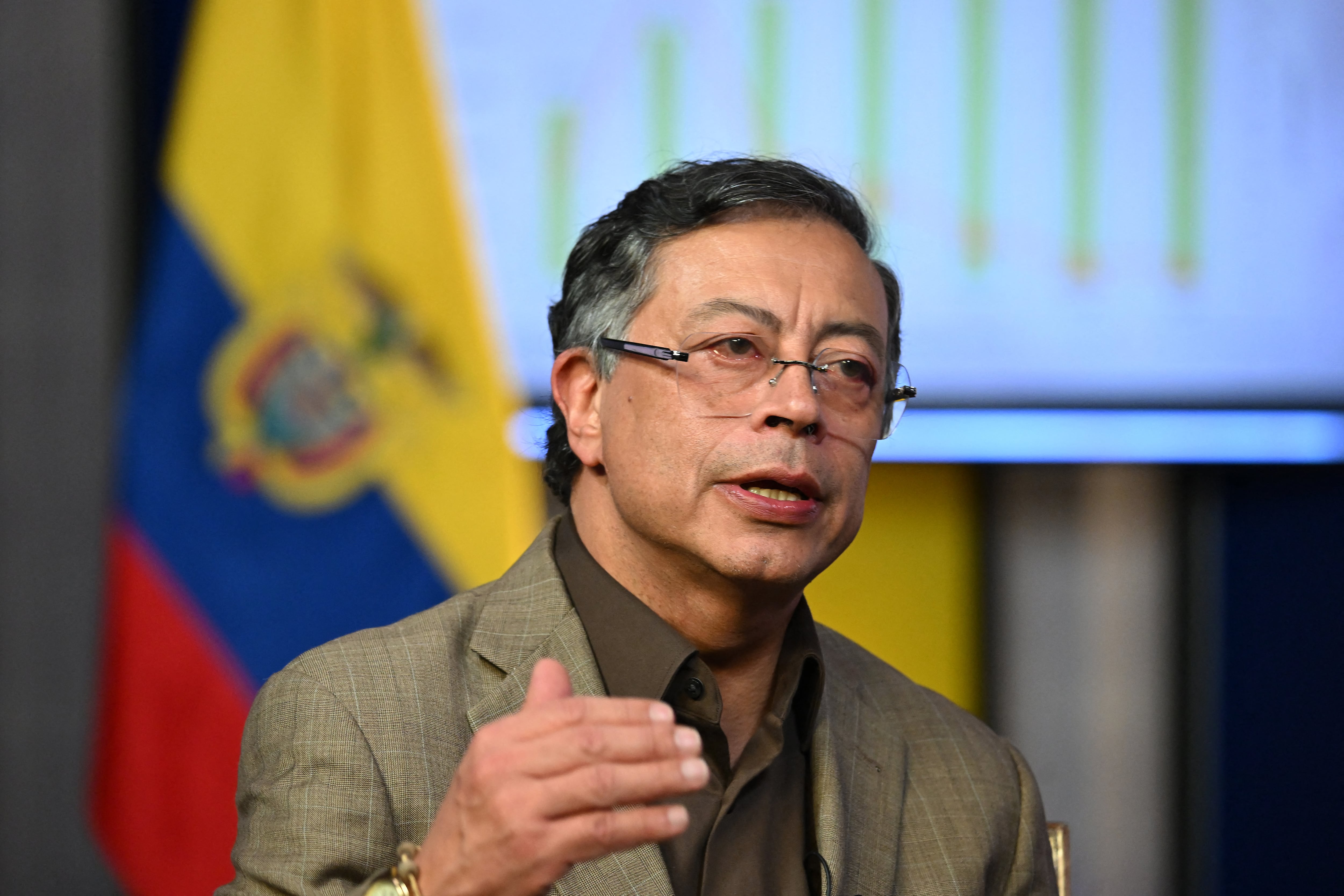 El ex presidente de Colombia, Gustavo Petro. (Foto de Raúl ARBOLEDA / AFP)