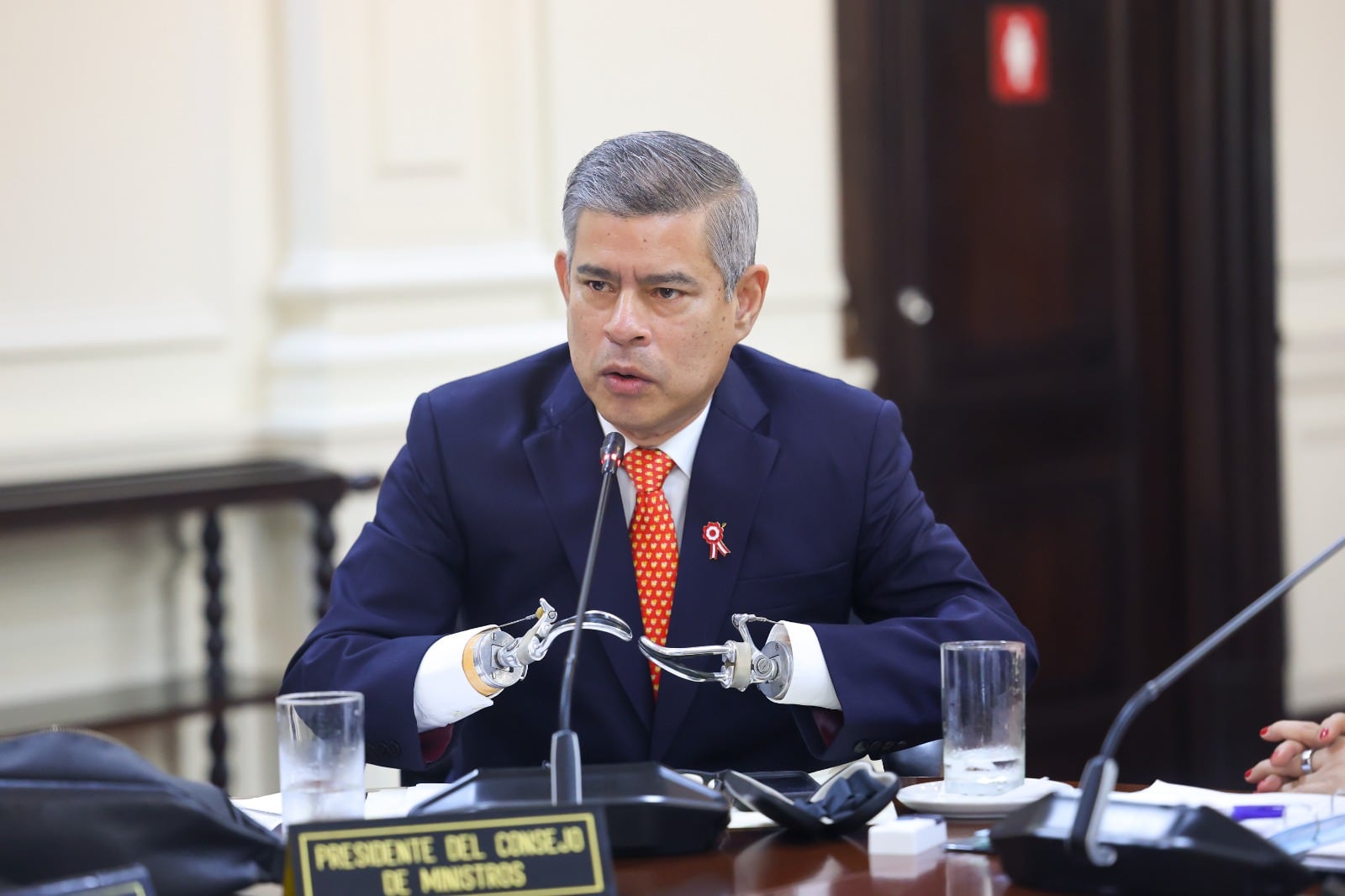 La sesión del gabinete ministerial fue dirigida por la presidenta Keiko Fujimori y el premier Luis Galarreta. (Imagen: Presidencia)