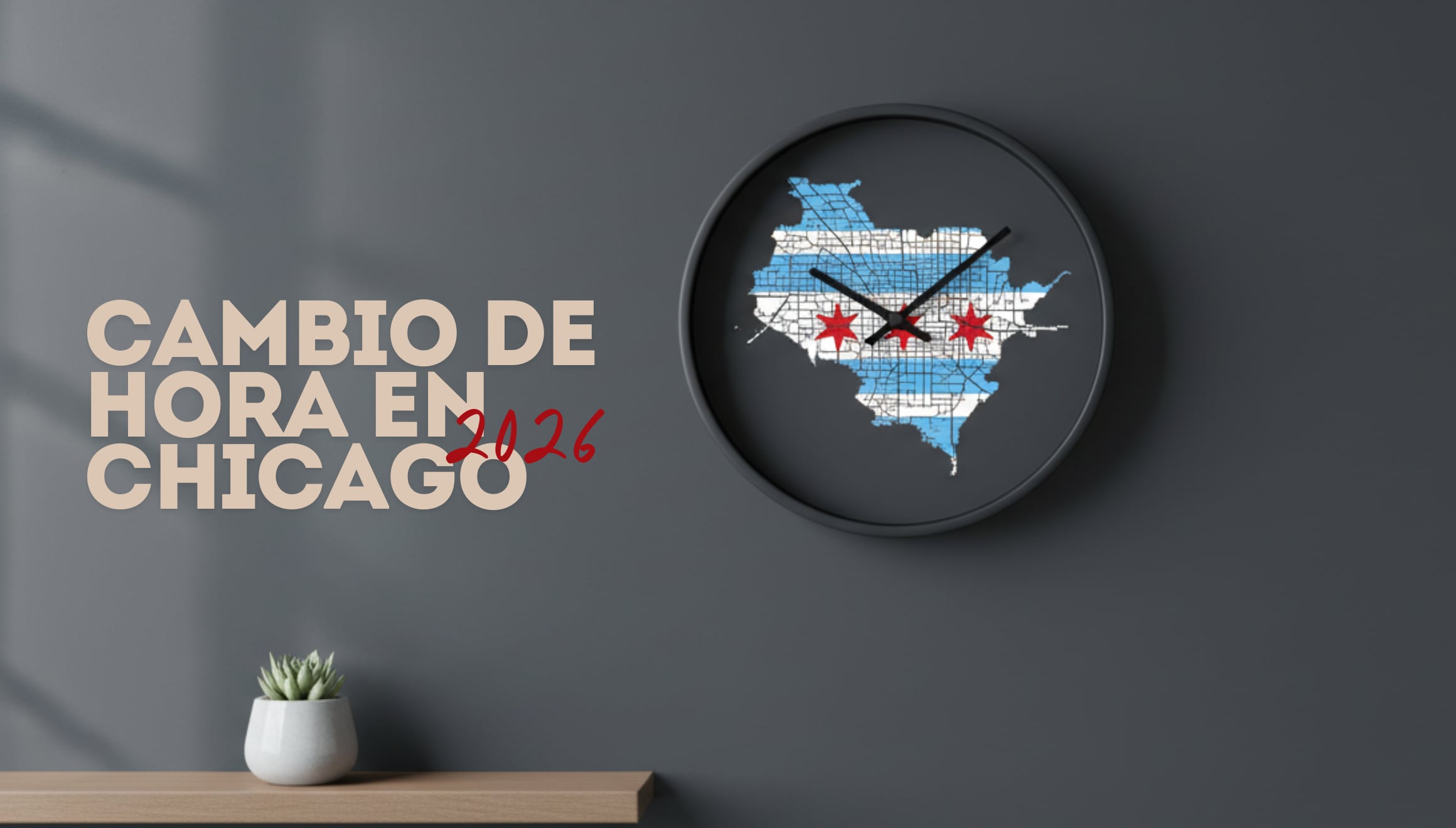 Evita llegar tarde al trabajo. Revisa aquí todo sobre el horario de verano (DST) 2026 en Chicago: la fecha clave, a qué hora exacta ocurre el cambio y en qué zonas se adelanta una hora. ¡Mantén tu reloj al día! | Imagen creada por Gestión Mix usando la IA de Gemini / Composición GEC