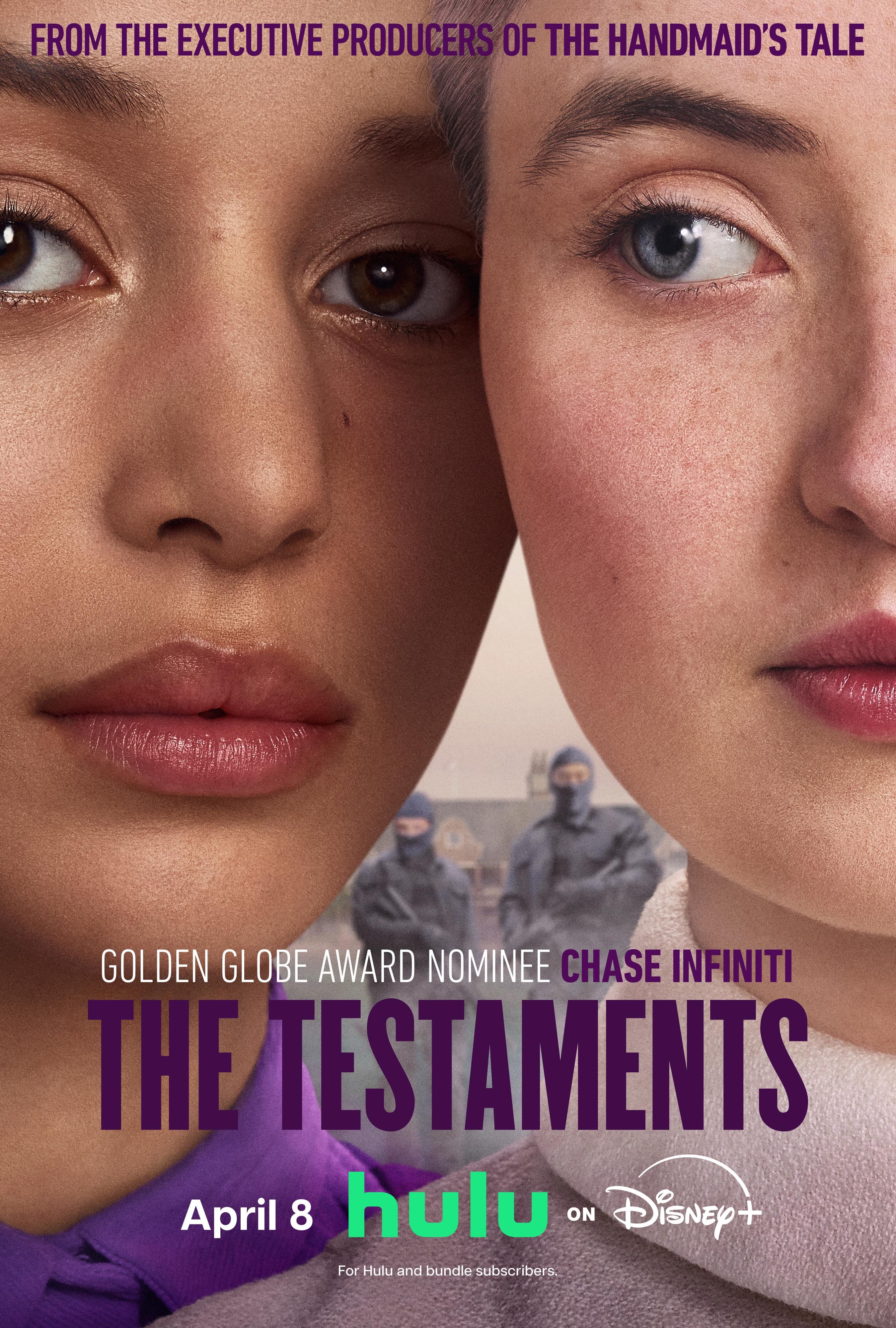 El póster de "The Testaments", serie que narra la historia sobre el paso a la madurez de una nueva generación de mujeres adolescentes de Gilead (Foto: Hulu / MGM Television)