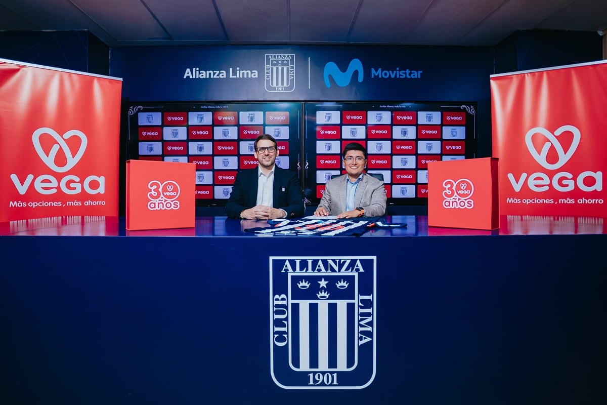 Alianza Lima suma a Grupo Vega a su cartera de patrocinadores en una apuesta por fortalecer su ecosistema comercial. (Foto: Grupo Vega)