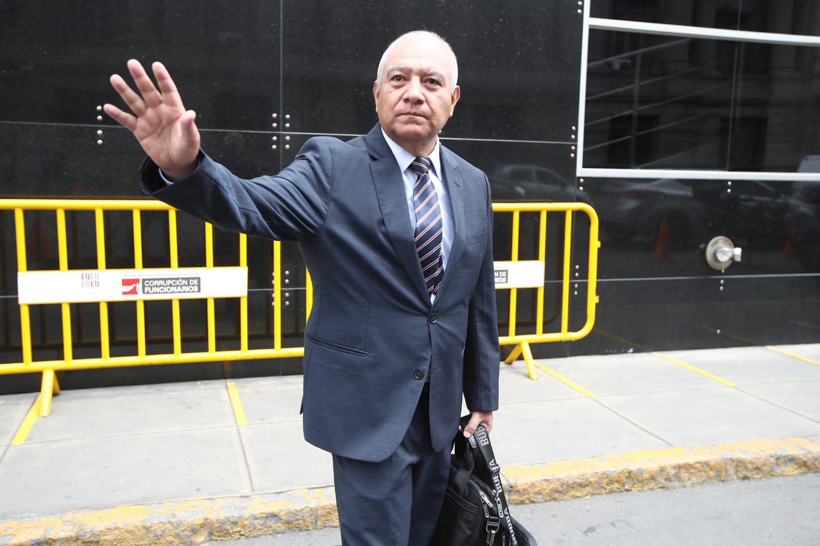 Wilfredo Pedraza estimó que el Poder Judicial emitirá sentencia contra el expresidente Ollanta Humala y la exprimera dama, Nadine Heredia, antes que finalice el año. Foto: GEC / Jorge Cerdán