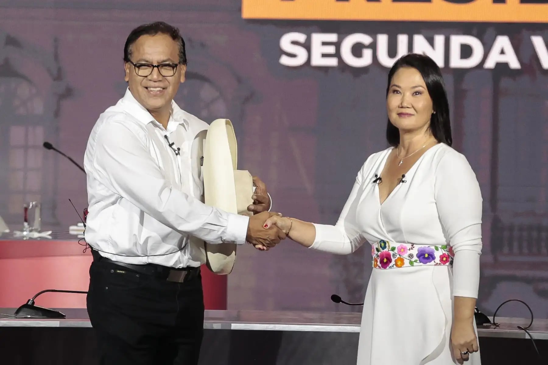 Roberto Sánchez y Keiko Fujimori disputan el balotaje. Foto: ANDINA/Vidal Tarqui Palomino