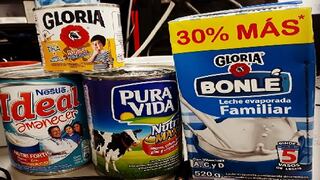 Aspec alerta el uso de carragenina en 14 productos lácteos de Gloria, Nestlé y Laive
