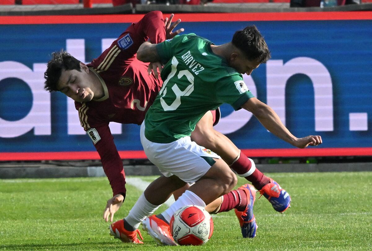 Bolivia sacó 3 puntos de oro de local ante Venezuela y goleó en la Jornada 7 de las Eliminatorias al Mundial 2026. (Foto: AFP)