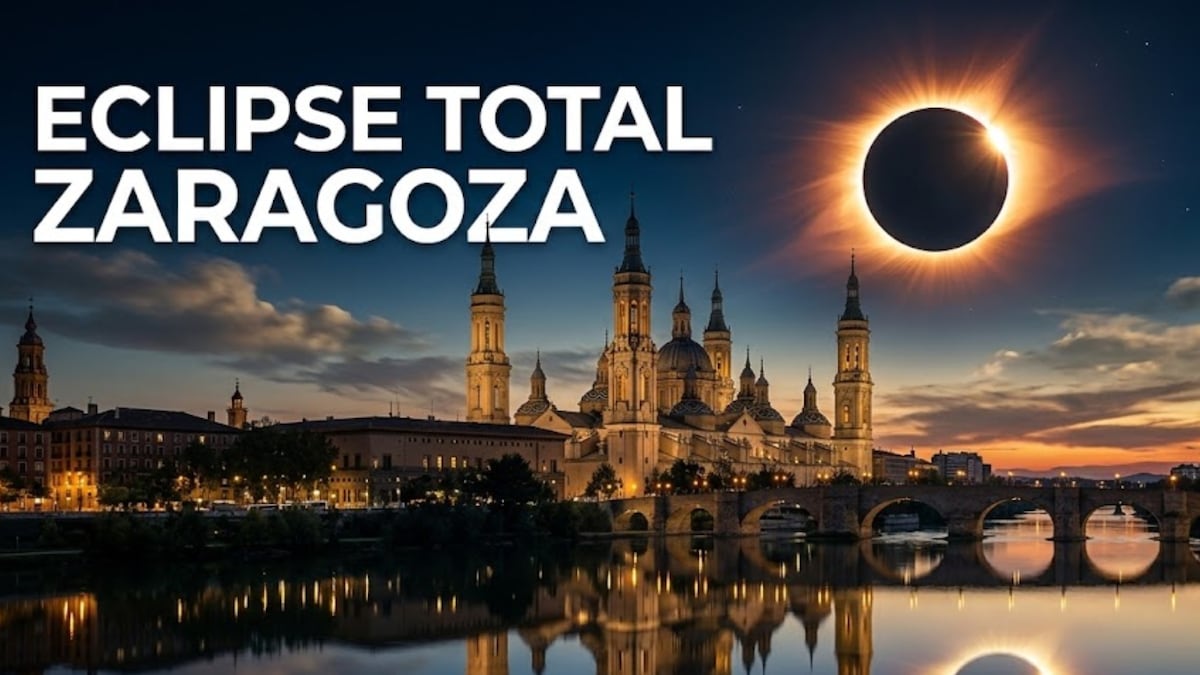 Horario y dónde ver EN DIRECTO el eclipse solar total hoy, 12 de agosto, en Zaragoza