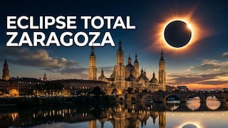 Horario y dónde ver el eclipse solar total hoy, 12 de agosto, en Zaragoza