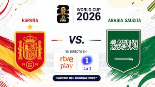 RTVE Play y La 1 transmitió el partido España 4-0 Arabia Saudita por el Mundial 2026