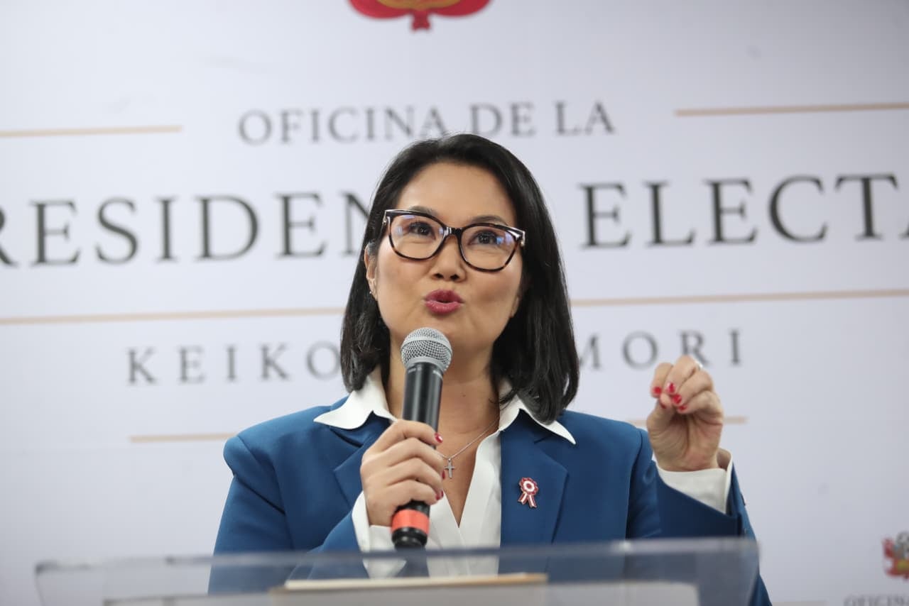 La presidenta electa Keiko Fujimori. (Foto: Jesús Saucedo / @photo.gec)