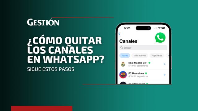 ¿Cómo eliminar los canales en WhatsApp?