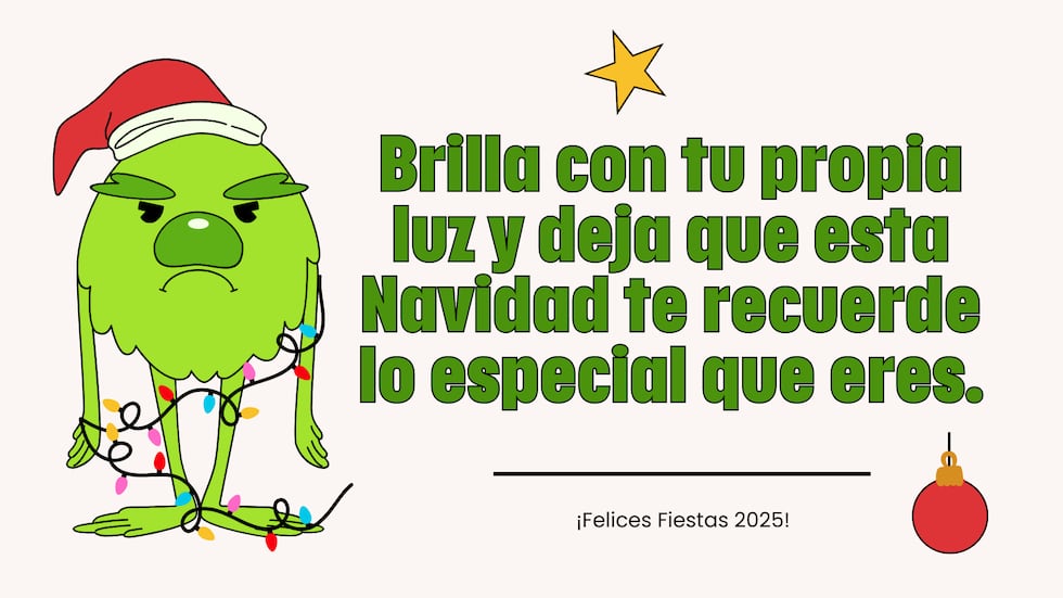 Brilla con tu propia luz y deja que esta Navidad te recuerde lo especial que eres. | Crédito: Canva / Composición Mix