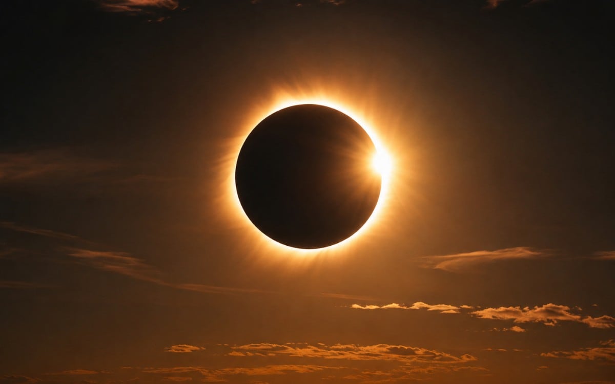 El 12 de agosto de 2026 ocurrirá un eclipse solar total que podrá observarse desde Groenlandia, Islandia y algunas zonas de España. (Foto: Imagen creada por El Comercio MAG usando Gemini)