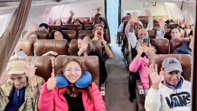 Grupo de 42 peruanos logró salir de Israel a bordo del avión presidencial 