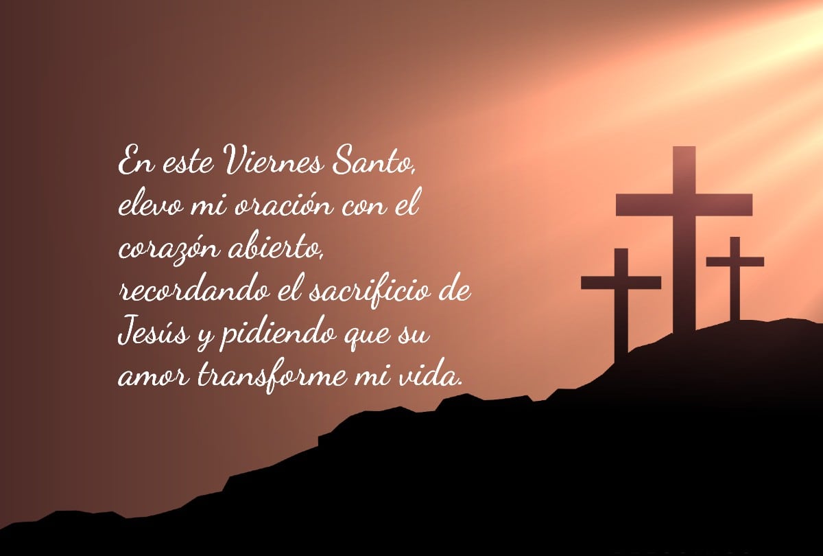 El Viernes Santo es un momento especial para elevar oraciones con fe. | Crédito: Composición Mag / Freepik