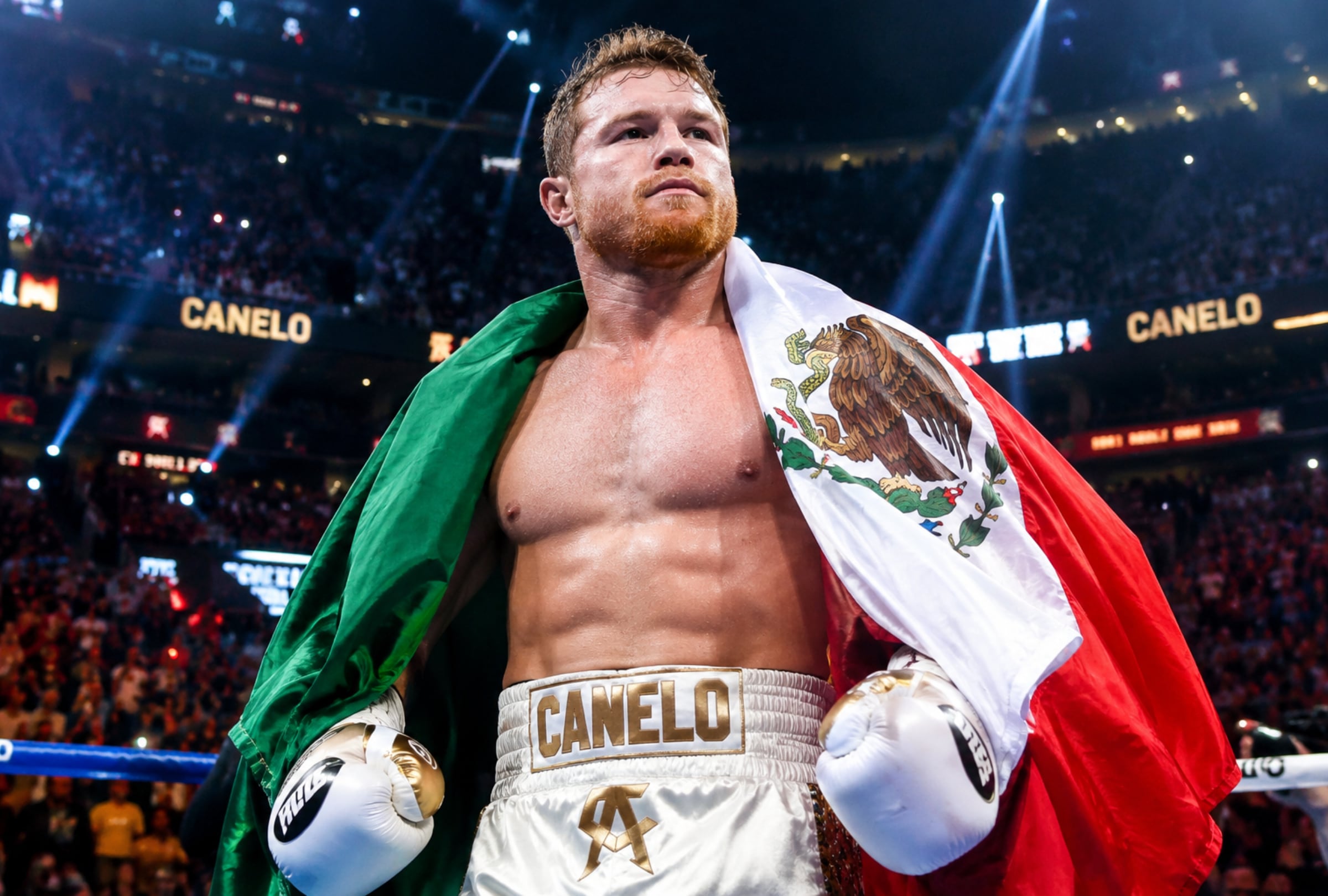 Horarios y canales para ver la transmisión de la pelea de Canelo Álvarez hoy sábado 31 de octubre desde Arabia Saudita en México y Estados Unidos. FOTO: Imagen creada por la IA de ChatGPT.