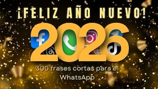 🥠 300 frases originales y bonitas de ¡Feliz Año Nuevo 2026! para WhatsApp: tarjetas con imágenes