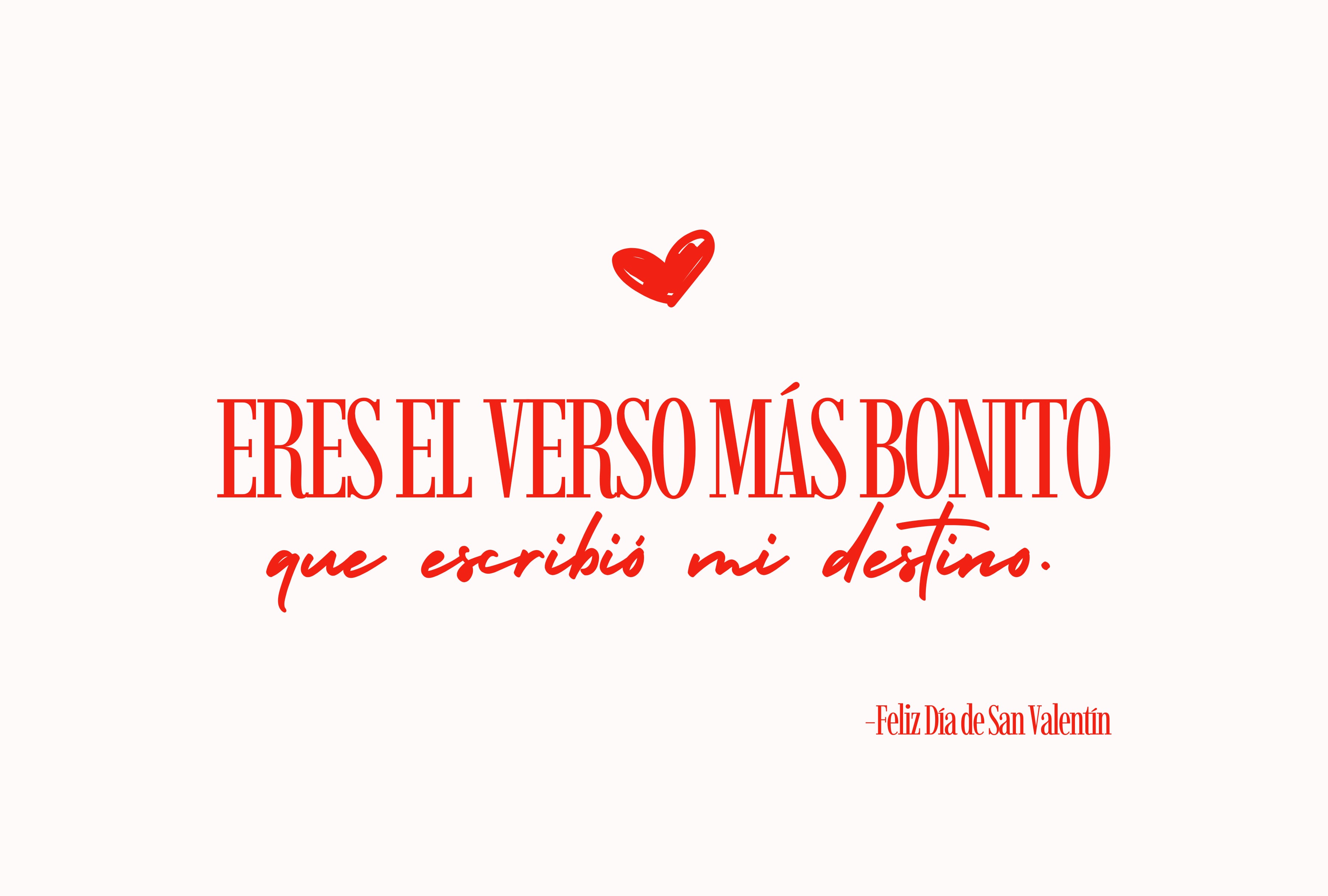 Eres el verso más bonito que escribió mi destino. | Crédito: canva.com / Composición GEC