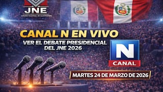 ▶ CANAL N EN VIVO — cómo ver el debate presidencial del JNE 2026 por TV abierta y Online (24 de marzo)