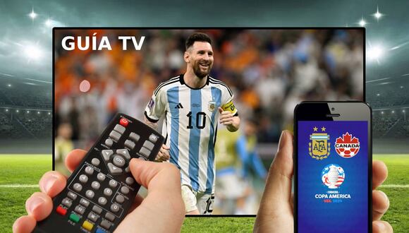 Lista de canales de TV para seguir el partido Argentina vs. Canadá este jueves 20 de junio tras la ceremonia de inauguración de la Copa América 2024. (Foto: AFP)