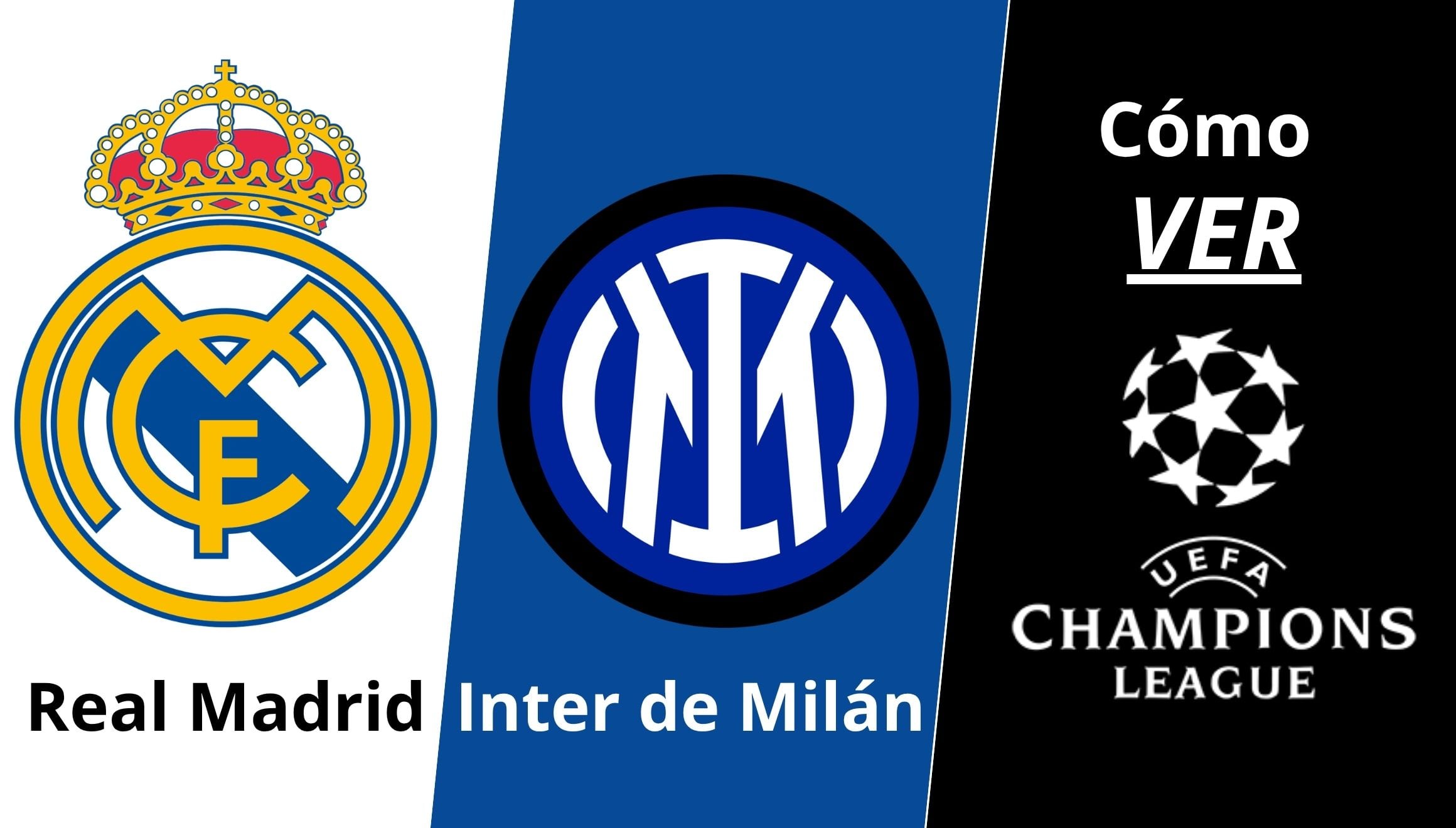 Real Madrid recibe al Inter de Milán este martes 8 de septiembre, por la fecha 1 de la fase liga de la UEFA Champions League 2026/27. Conoce cómo mirar por TV y streaming online. (Foto: Composición Gestión Mix)