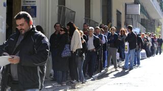 El desempleo en la zona euro cedió por primera vez en dos años